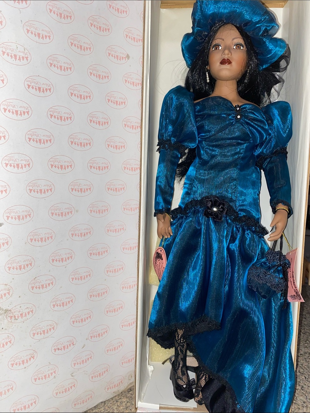 Vintage authentic limited edition Victorian-style porcelain doll w/ box.